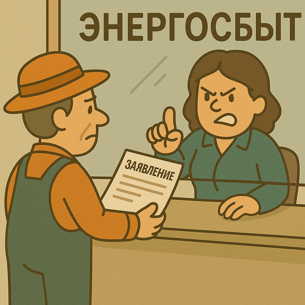заявление в энергосбыт