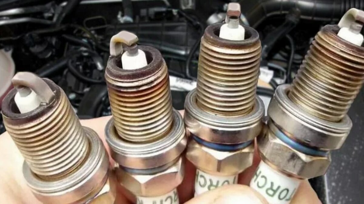 Песочный нагар на свечах зажигания