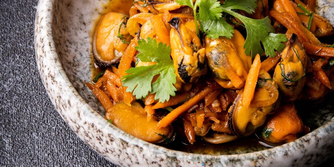 Закуска из мидий