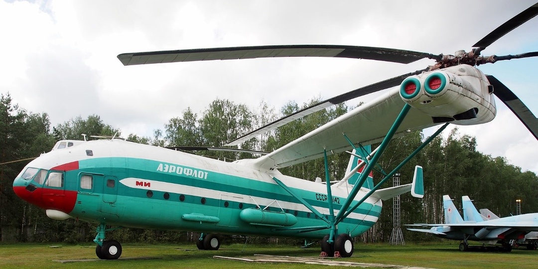 Сверхтяжелый транспортный вертолет СССР В-12 (Ми-12) (Гомер)