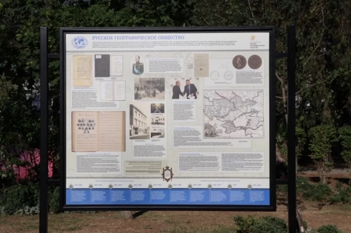    В Феодосии открыли уличную выставку «История Новороссии»