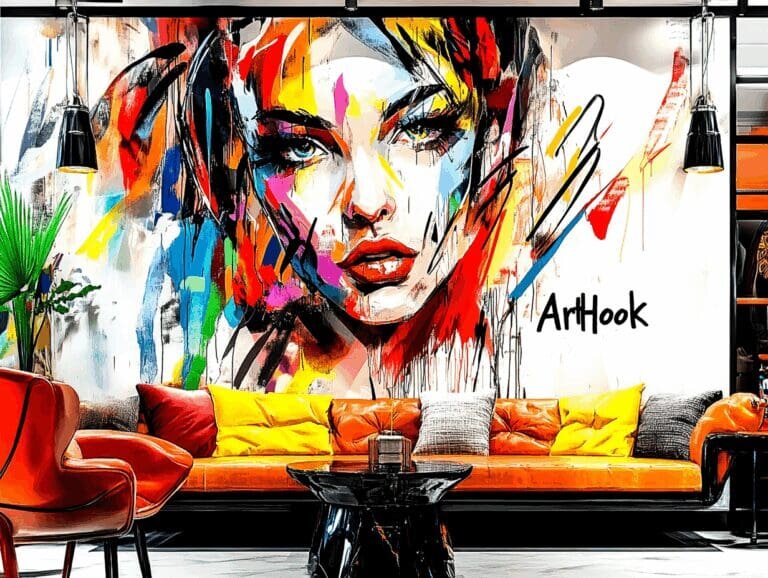    Граффити дизайн интерьера: как сделать ваши стены живыми и уникальными Art-Hook.Ru