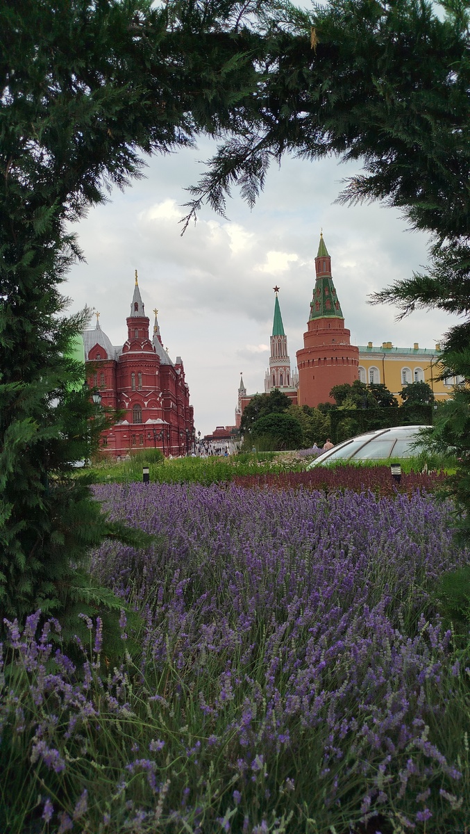 а из нашего "окошка" видно Кремль немножко