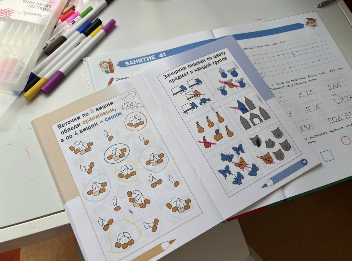 Занятия по пособиям