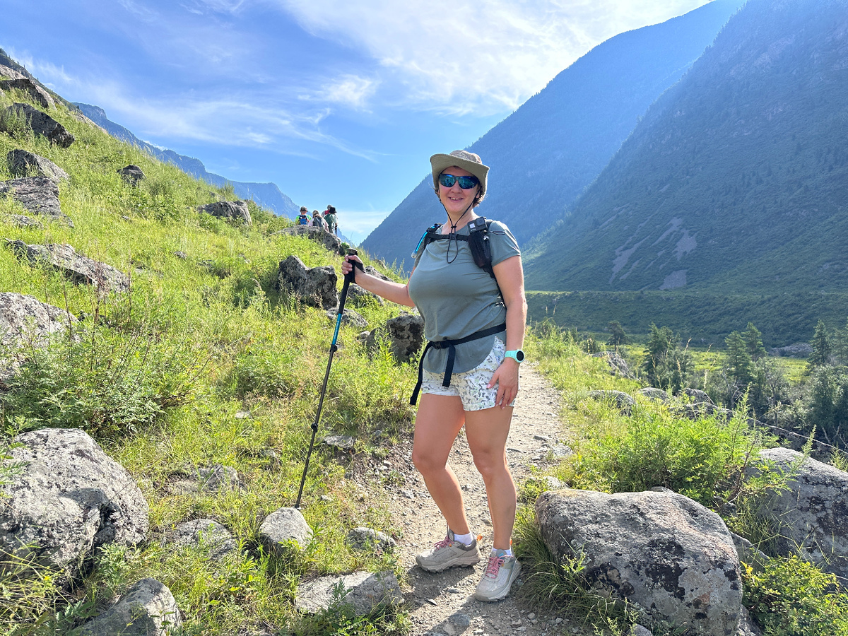 Первый подъем после КПП