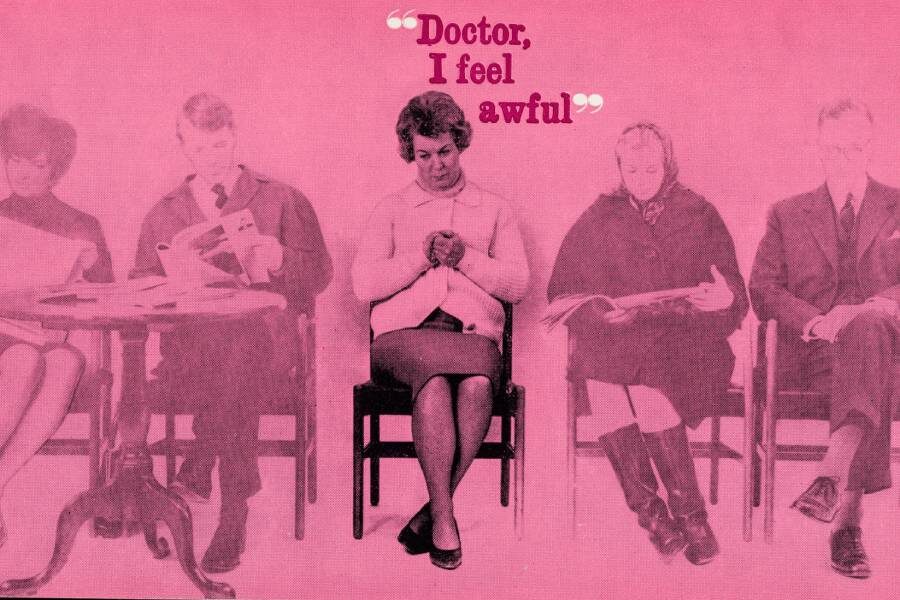 Буклет, изданный компанией Eli Lilly and Company, рекламирующий средство для улучшения настроения широкого спектра действия — Aventyl. 1960-ые
Фото: Wellcomeimages.com