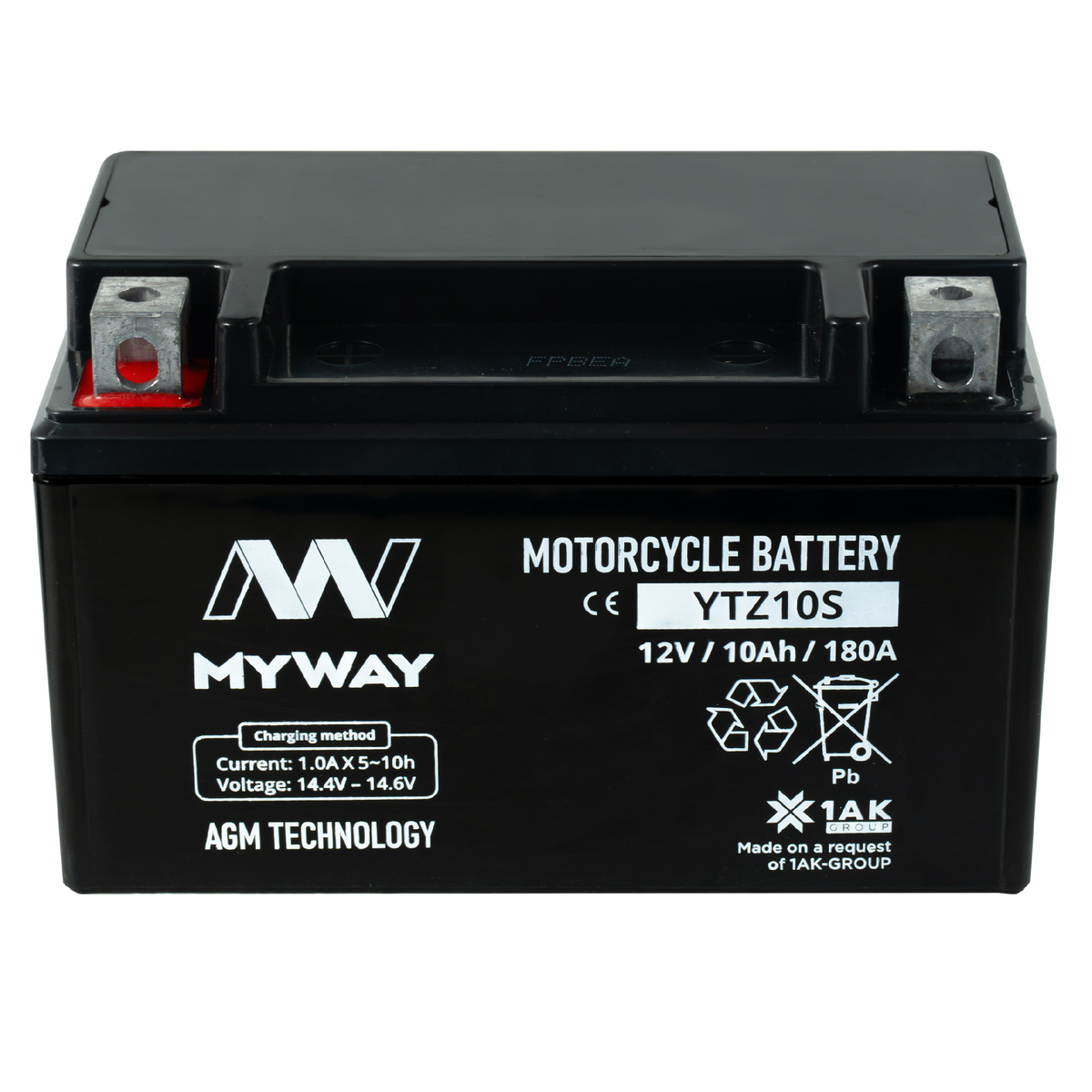 MYWAY YTZ10S (10Ah, 180А, AGM)