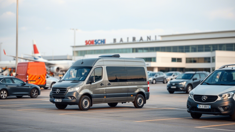 Трансфер из аэропорта Сочи (Адлер) до Гудаута (Абхазия)