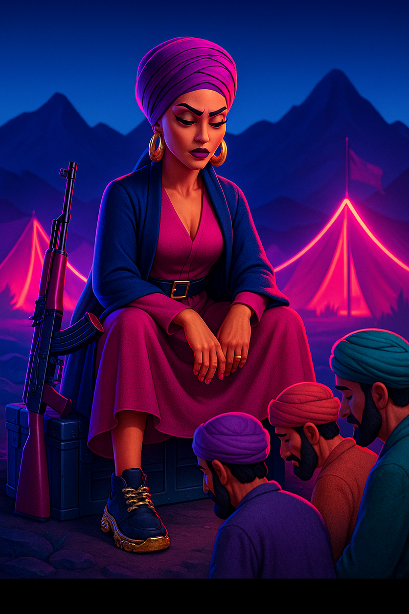 В деревне, где женщины молчали и мужчины стреляли, она однажды взяла ружьё — и больше не вернулась за прялкой.

Её не ждали в строю. Но она встала первой.

