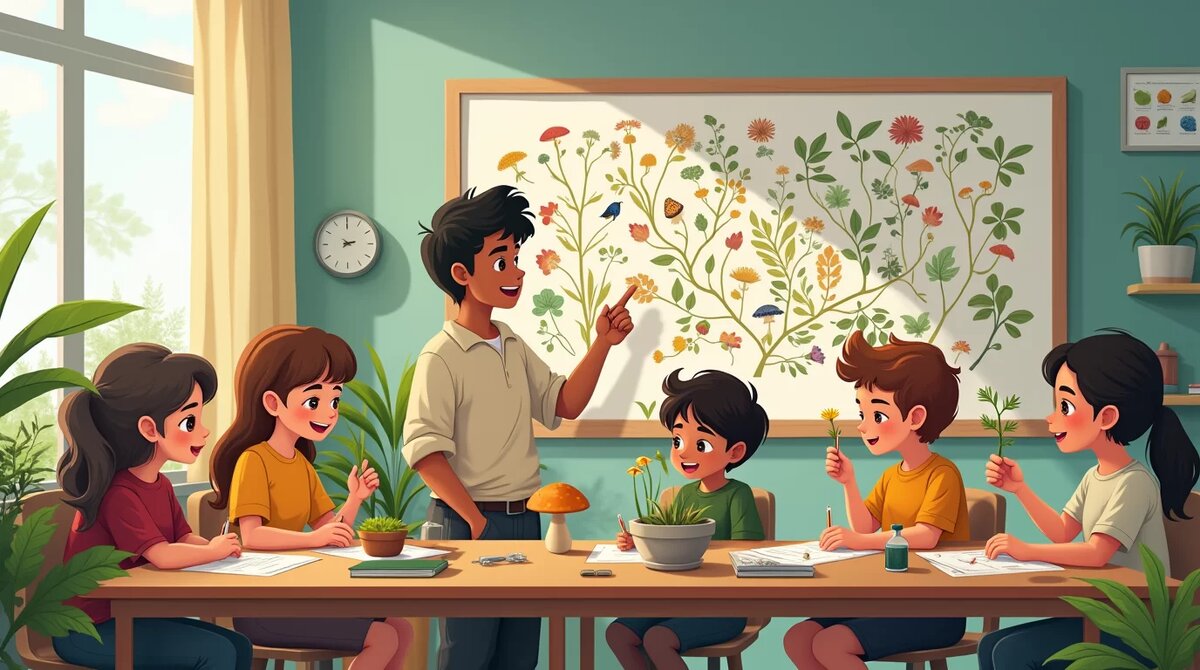    Школьники знакомятся с разнообразием живой природы askmy.ru