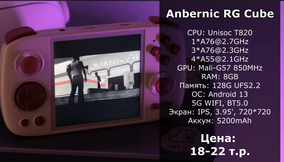 Обратим внимание на технические характеристики. Консоль явно нацелена на эмуляцию PlayStation 2, хоть и не без ограничений.