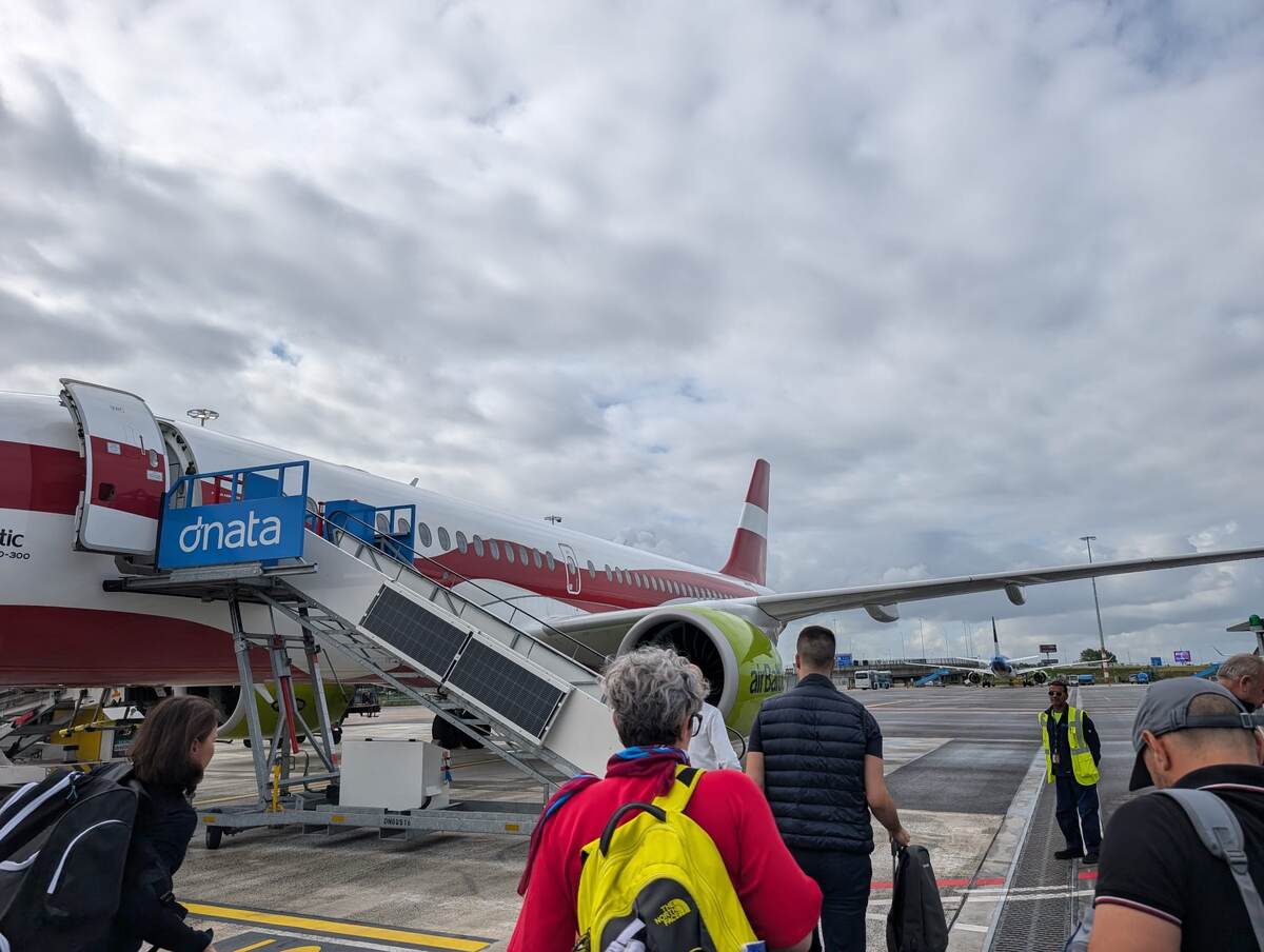 Посадка на самолет