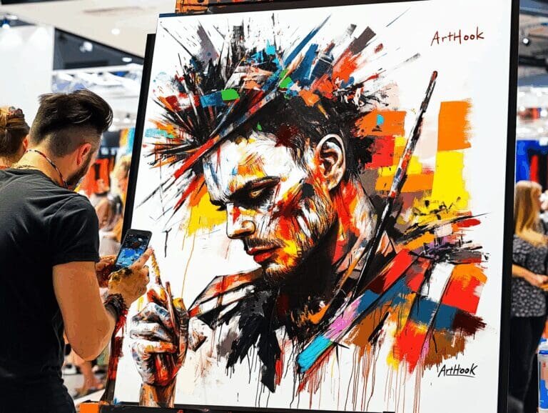    Художник на выставочный стенд: как привлечь внимание и создать незабываемый опыт для посетителей Art-Hook.Ru