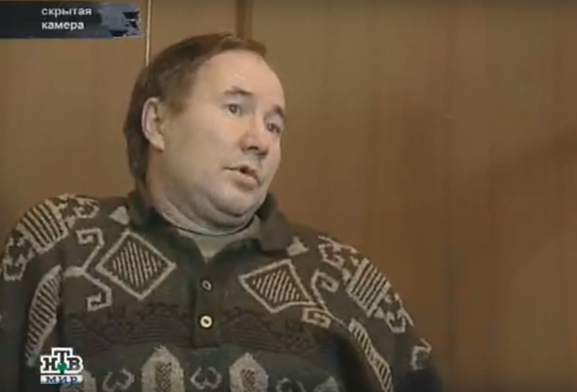 Михаил Краснобаев. Скриншот видео программы «Цена любви» с Юлианной Шаховой на НТВ. 