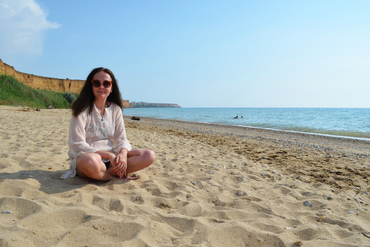 На пляже в Андреевке