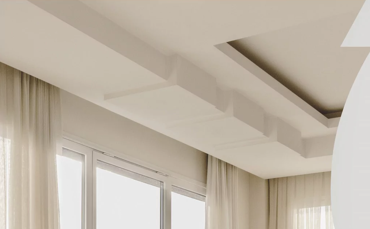 Краска для потолка CEILING в интерьере