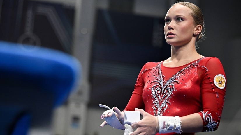     Российская гимнастка Ангелина Мельникова РИА Новости Сергей Бобылев