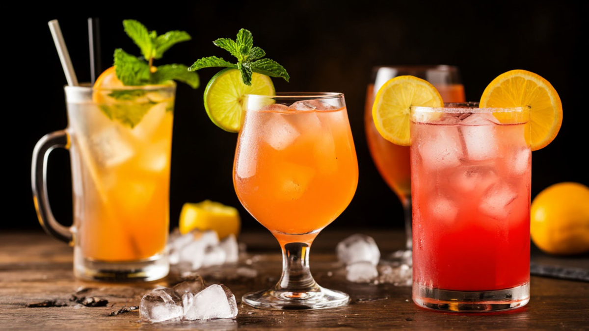 5 простых алкогольных коктейлей, которые сможет сделать каждый! 🍹✨