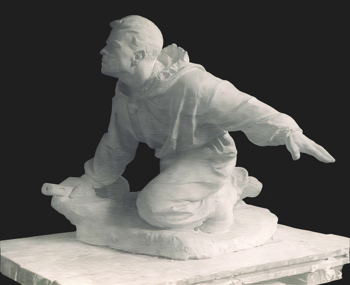 Малков П.Л. «Александр Матросов». 1952 г. Источник: © архив семьи П.Л. Малкова.