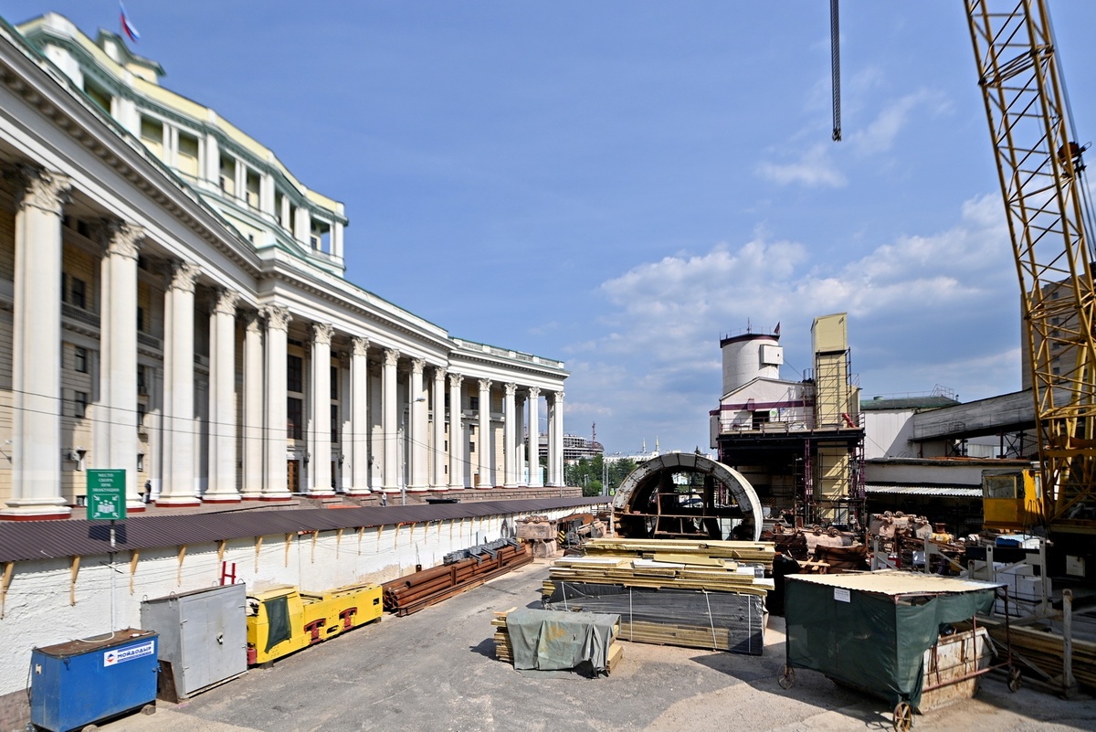 © stroi.mos.ru / CC BY 4.0 (Строительства ст. "Достоевская", июль 2024 г.)