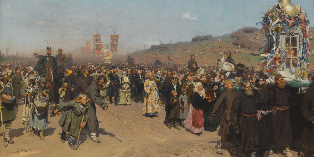 История одной картины. «Крестный ход в Курской губернии» Ильи Репина