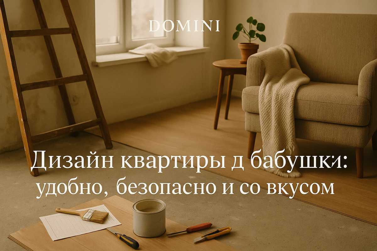   Дизайн уютной квартиры для бабушки: советы по безопасности и стилю
