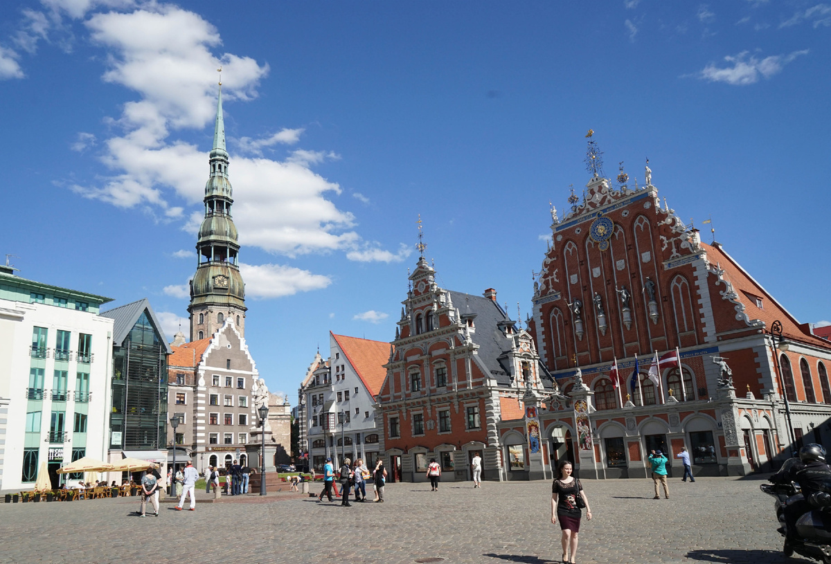 Ратушная площадь в Риге © Sputnik