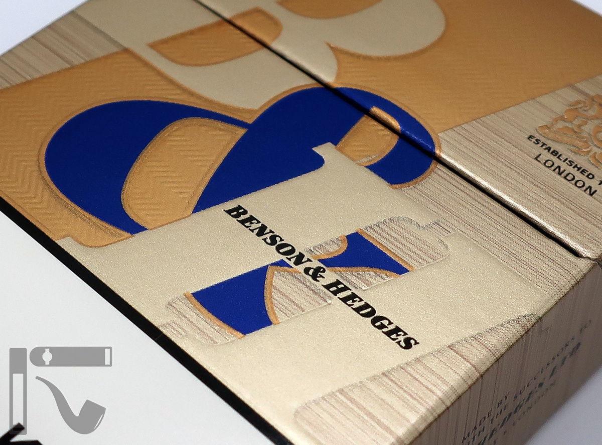 Сигареты Benson & Hedges Blue Gold. Фото: © канал "Уголок Курильщика"