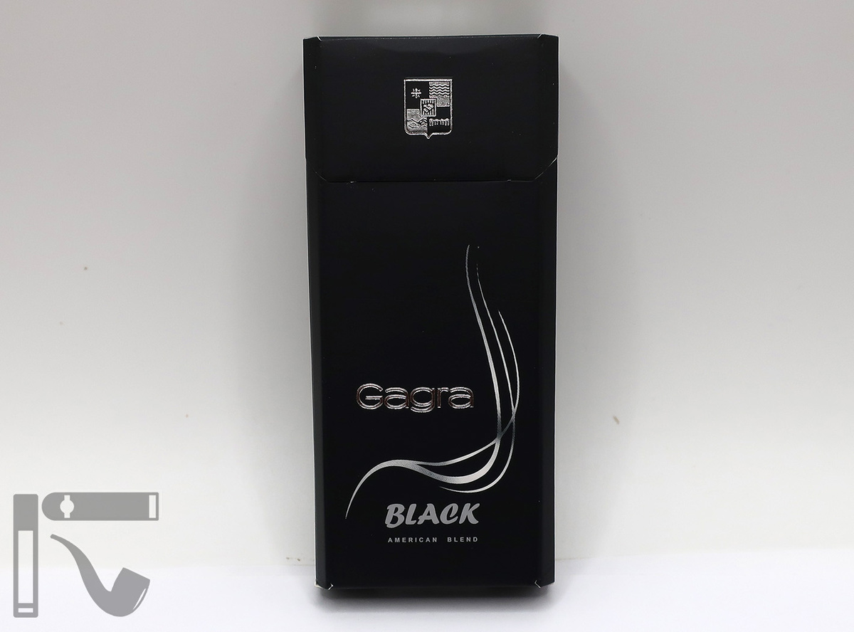 Сигареты Gagra Black. Фото: © канал "Уголок Курильщика"