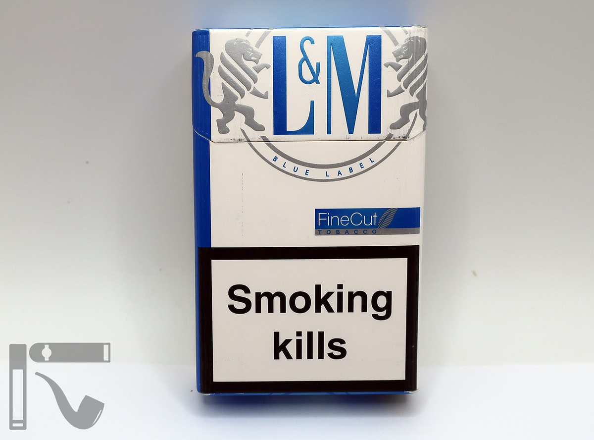 Сигареты L&M Blue. Фото: © канал "Уголок Курильщика"