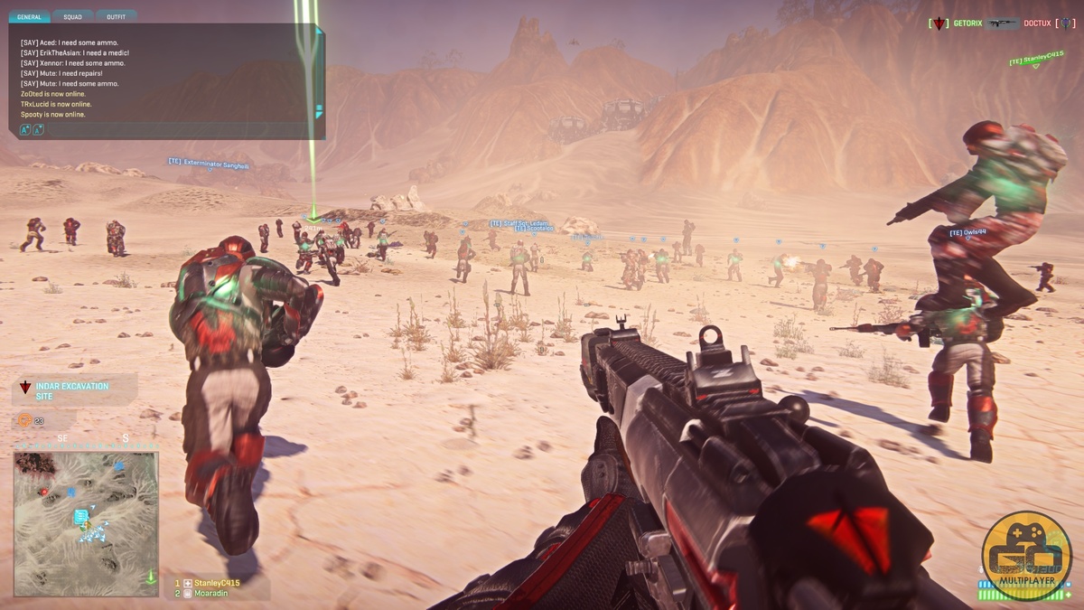 Кадры из игры PlanetSide 2