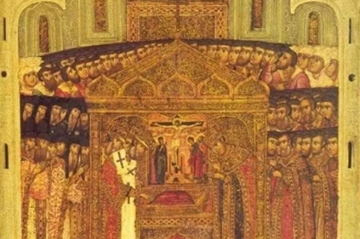    До XVII в. Риза Господня хранилась в сокровищнице собора Светицховели в Грузии.