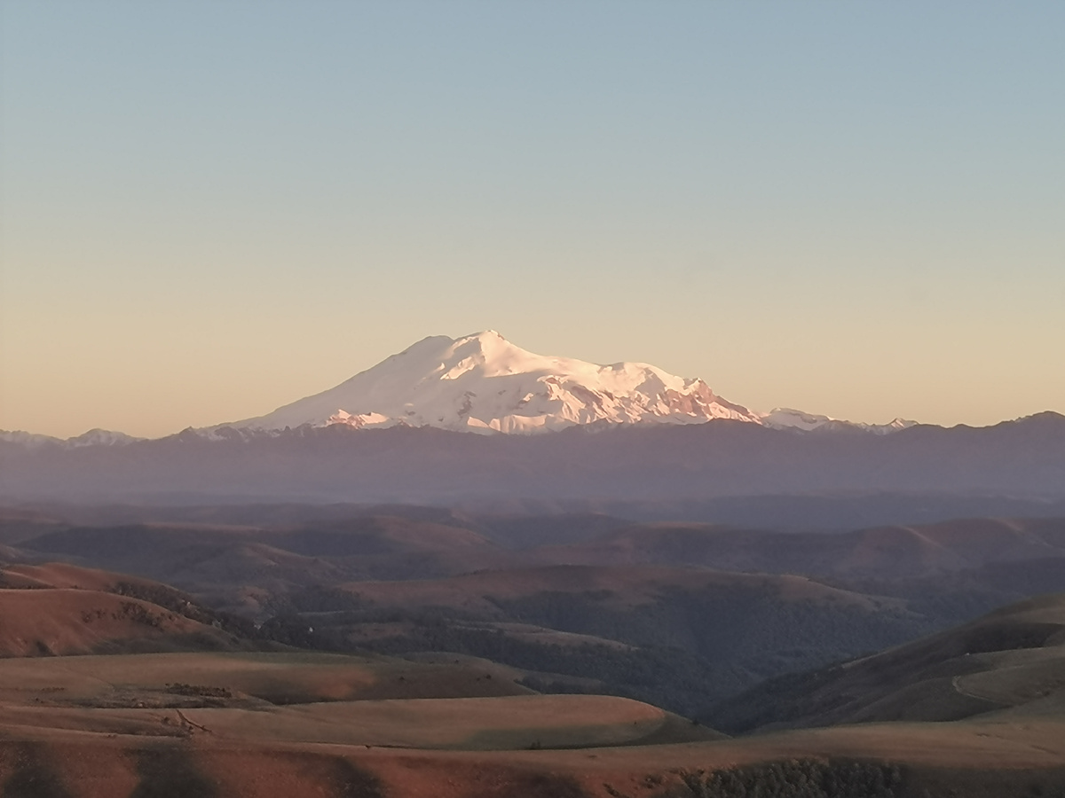 Эльбрус с плато Гум-Баши