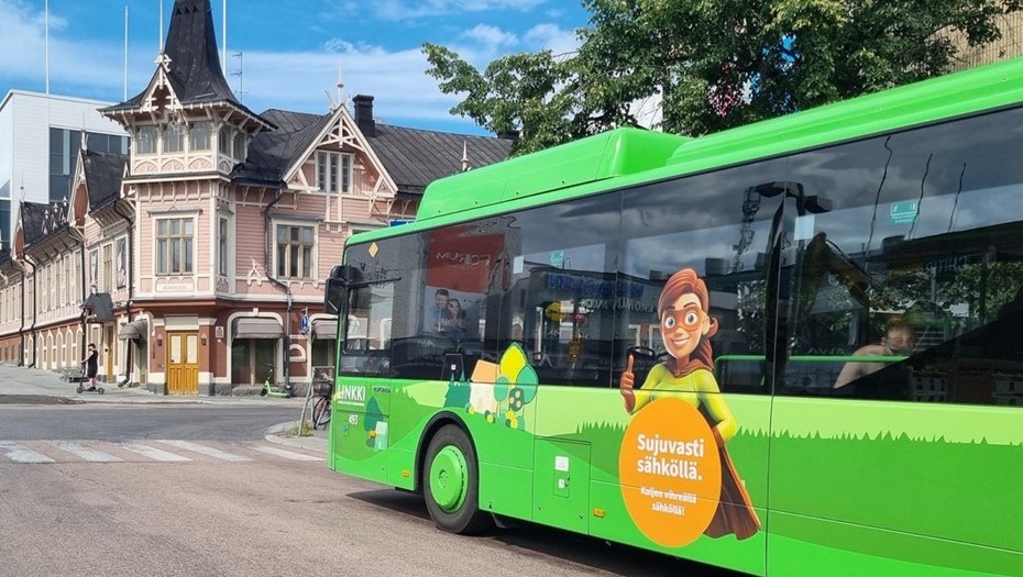    Городские автобусы в Ювяскюля, Финляндия. Автор фото: jyvaskyla.fi