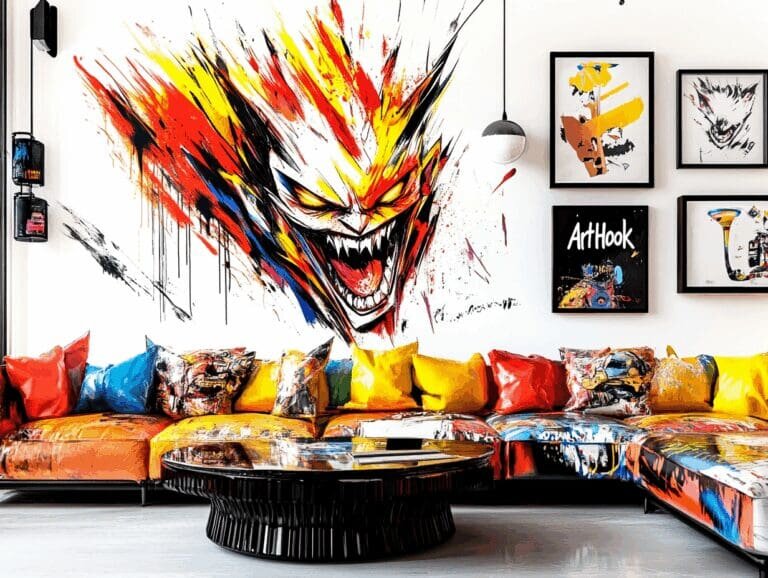    Преобразите свой интерьер: как современное искусство в стиле поп-арт вдохновляет на смелые решения Art-Hook.Ru