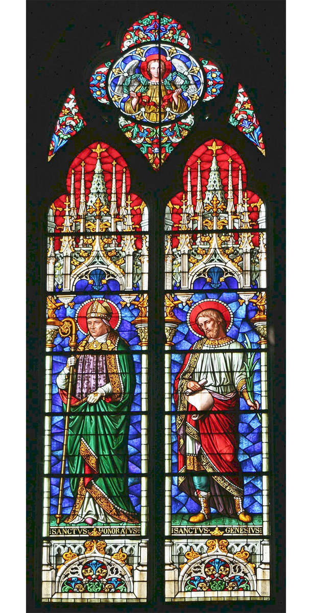 Святой Генезий Арльский (справа)