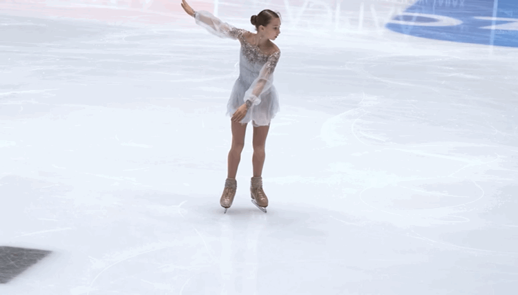 Тройной флип Ксении Синицыной