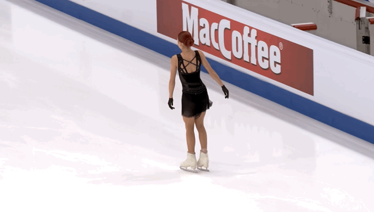 Самый дорогой четверной флип у женщин