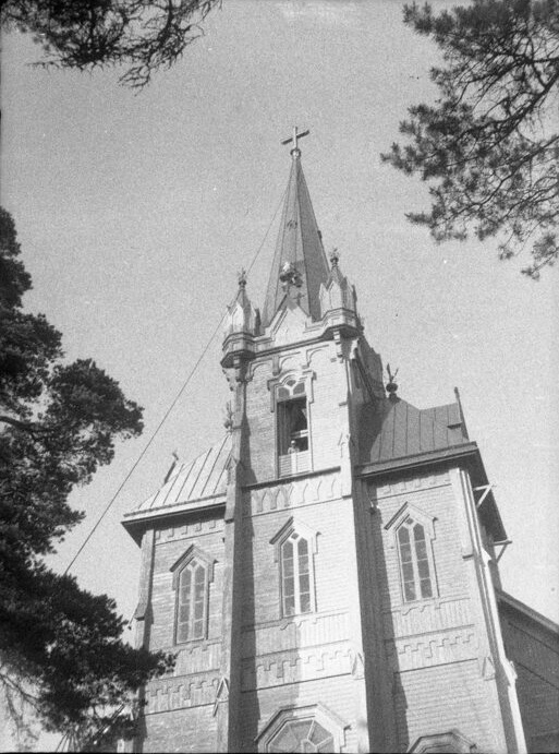 фото Кирхи в Антреа (Каменногорске) и колокольни. из открытых источников