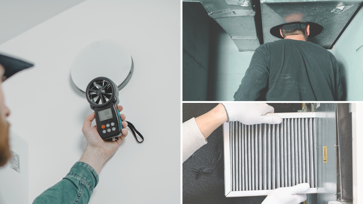 Самая простая проверка вентиляционной тяги - поднесите зажженную свечу или зажигалку к вентрешетке на расстоянии 10-15 см. Если пламя уверенно втягивается внутрь — все в порядке.