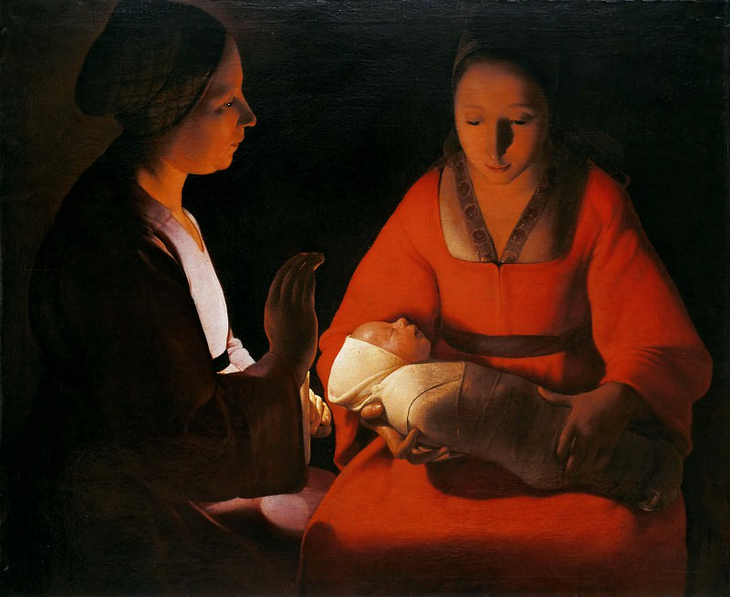 Новорожденный, ок. 1645. Музей изящных искусств Ренна, Франция. 