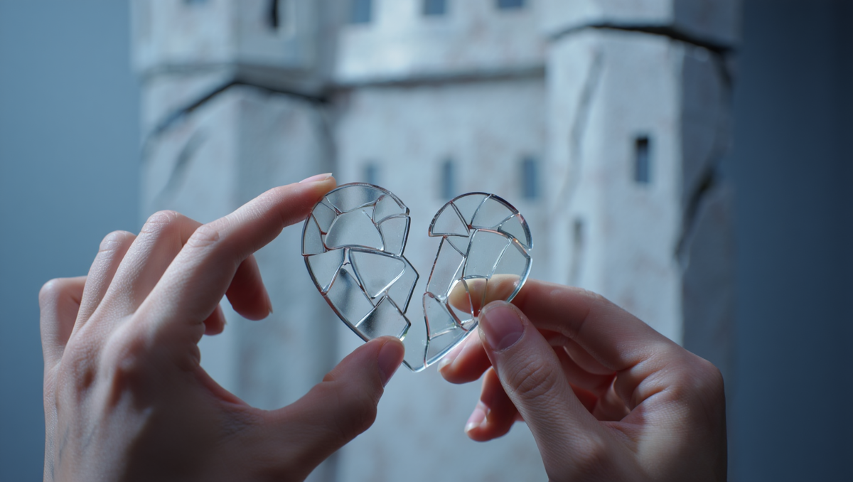 Замок и сердце (сгенерировано ИИ)