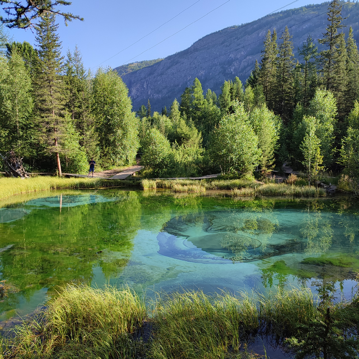 Озеро Гейзерное. Акташ. Алтай. Фото из личного архива автора.