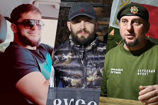 Алихан Берсаев, Макс Дивнич и Апти Алаудинов (коллаж) / Макс Дивнич/Telegram/РИА Новости 