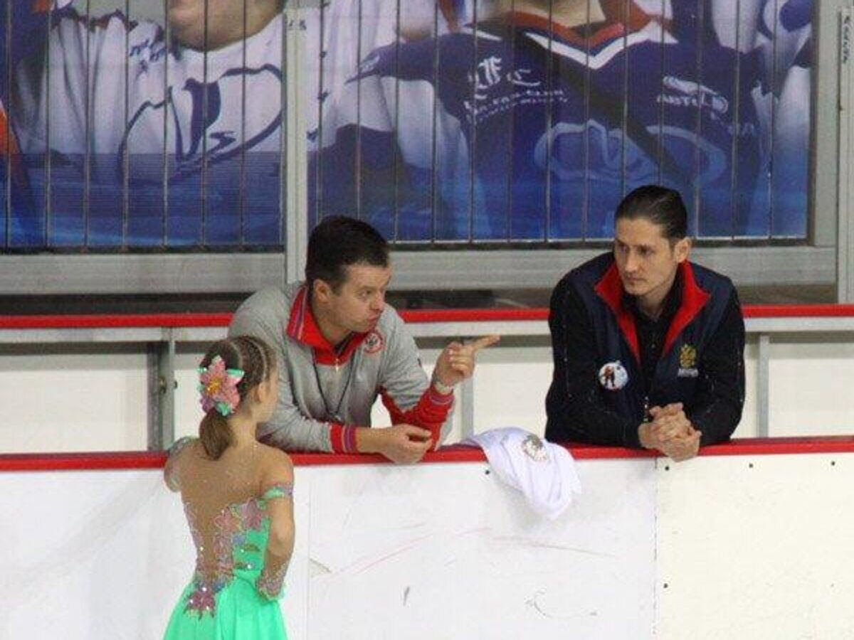    Игорь Пашкевич (слева) с ученицей на тренировки© Фото : Социальные сети