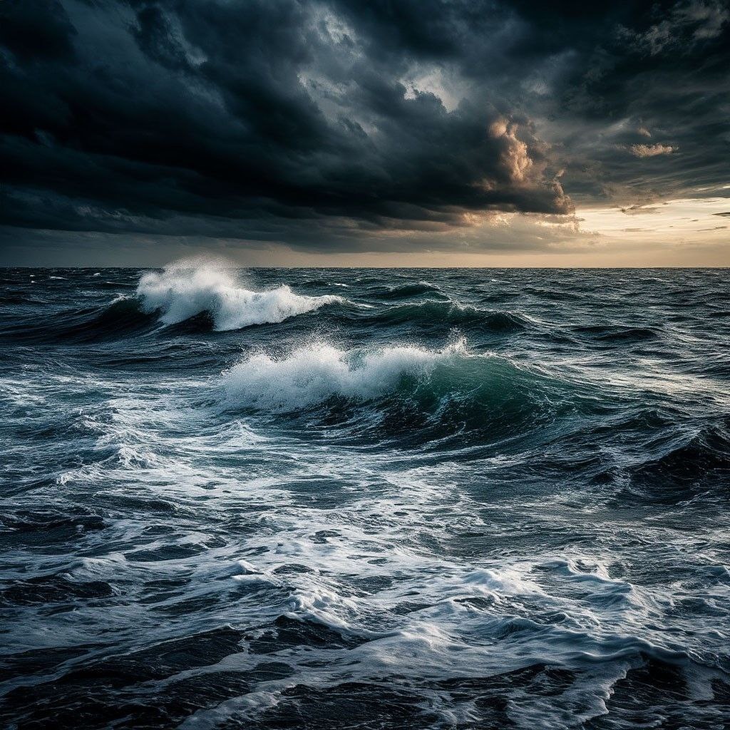 В начале был первозданный океан... (нейросеть)