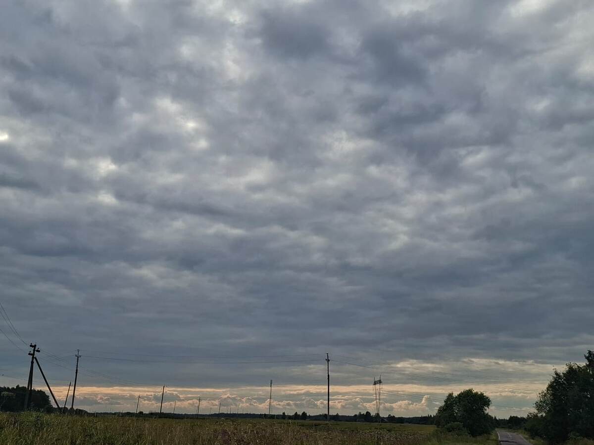 Вечернее небо.