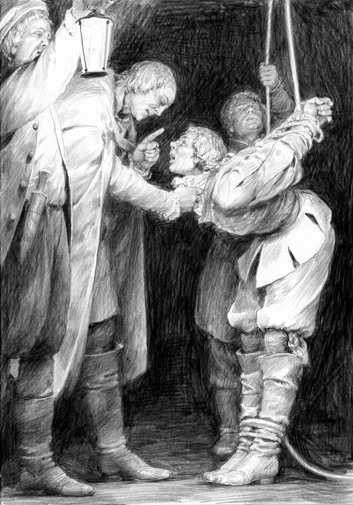 Лютик конкретно попал. К Риенсу. Иллюстрация Дениса Гордеева.