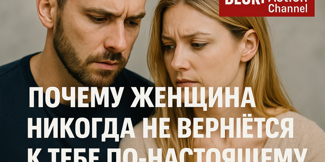 Почему женщина никогда не вернётся к тебе по-настоящему