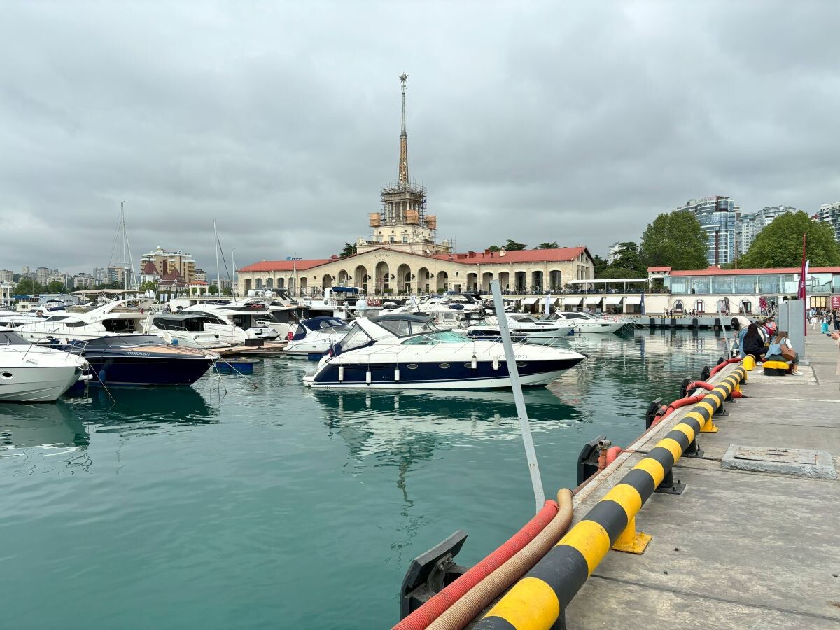 Вид на морской вокзал